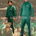 Squid Game Jacket Korean Drama  456 Green Zipper Jacket Pants Tracksuit Set Costume Cosplay